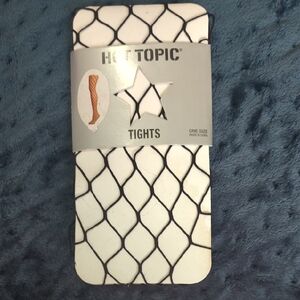Hot Topic Black Fishnet Tights